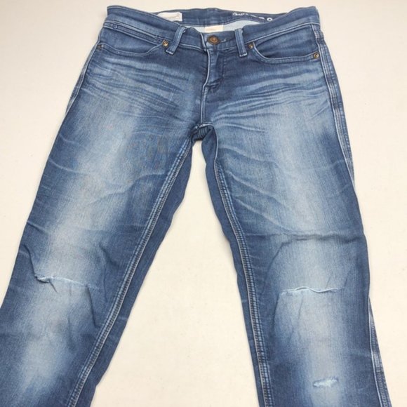 DISTRESS GAP 1969 ULTRA SKINNY JEANS 0/25x30 😎 - Picture 5 of 13